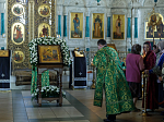 В канун праздника Входа Господня в Иерусалим Архипастырь совершил всенощное бдение в Свято-Ильинском кафедральном соборе города Россоши