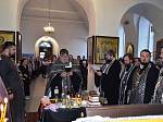 В Великую Среду в Казанском храме города Павловска прошло Соборование духовенства благочиния