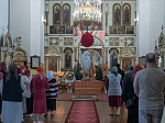 Епископ Россошанский и Острогожский Дионисий совершил Литургию в храме святых апостолов Петра и Павла с. Репьевка
