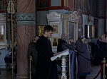 В понедельник 1-й седмицы Великого поста Глава Россошанской епархии молился за богослужением в Свято-Ильинском кафедральном соборе г. Россоши