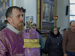 В субботу первой седмицы Великого поста епископ Россошанский и Острогожский Дионисий возглавил богослужение в храме святого мученика Иоанна Воина города Богучара