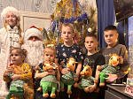 Клирик Россошанского благочиния поздравил семьи военнослужащих с Рождеством Христовым
