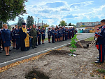 Руководитель епархиального отдела по взаимодействию с казачеством принял участие в чествовании погибшего сотрудника кадетского корпуса в Острогожске