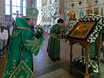 В канун праздника Входа Господня в Иерусалим Архипастырь совершил всенощное бдение в Свято-Ильинском кафедральном соборе города Россоши