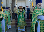 Епископ Дионисий возглавил престольное торжество храма святого благоверного князя Александра Невского с. Петровка