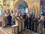 Кадеты приняли участие в Божественной литургии