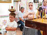 Праздник Рождества святого пророка Иоанна Предтечи в храме села Петренково