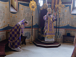 Преосвященнейший епископ Дионисий совершил Божественную литургию в Ильинском кафедральном соборе г. Россошь