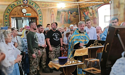 В храме Преображения Господня города Острогожска совершено акафистное пение перед чтимой иконой Божией Матери «Избавительница от бед»
