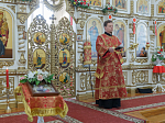 Епископ Россошанский и Острогожский Дионисий совершил венчальную Литургию в храме святителя Митрофана, первого епископа Воронежского, села Верхний Мамон