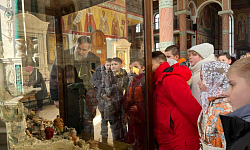 Клирик Ильинского кафедрального собора встретился с учениками лицея № 4  Россоши