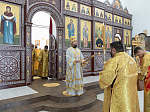 Епископ Россошанский и Острогожский Дионисий совершил Божественную литургию в Воскресенском соборе Белогорского епархиального мужского монастыря