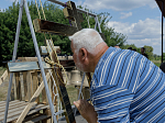 Архипастырь совершил освящение новосооруженных колоколов, куполов и крестов для строящегося храма в селе Лизиновка Россошанского района