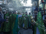 Преосвященнейший Дионисий, епископ Россошанский и Острогожский, возглавил торжества в честь 150-летия храма-колокольни Александра Невского города Россошь