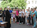 Молебен для учащихся Калачеевской гимназии №1