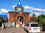 Участники Ильинского казачьего крестного хода с чтимой иконой Божией Матери «Спорительница хлебов» посетили Воробьевский район