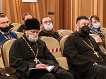 Митрополит Воронежский и Лискинский Сергий, Глава Воронежской митрополии, временно управляющий Россошанский епархией, возглавил работу ежегодного Епархиального собрания духовенства, монашествующих и мирян Россошанской епархии