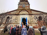 В храме Вознесения Господня села Мамоновка соборным богослужением отметили престольный праздник