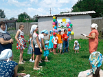 Детский праздник в честь Дня защиты детей в с. Галиевка