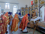 Преосвященнейший епископ Дионисий совершил Божественную литургию в Георгиевском храме села Манино Калачеевского района