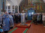 В праздник Благовещения Пресвятой Богородицы епископ Россошанский и Острогожский Дионисий совершил Божественную литургию в храме Вознесения Господня города Калач