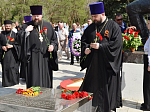 В Центральном парке города Павловска у мемориала состоялся торжественный митинг ко Дню Победы