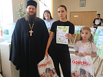 Воспитанницы воскресной школы имени архиепископа Серафима (Соболева) города Богучара приняли участие в конкурсе «Мы рисуем Божий мир»