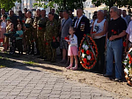 В Россоши прошел митинг, посвященный Дню ветеранов боевых действий