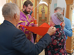 В храмах сельских приходов благочиния отпраздновали Воздвижение Креста Господня