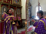 В Митрофановке встретили праздник Происхождения (изнесения) Честных Древ Животворящего Креста Господня