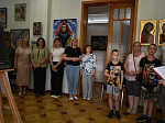 В выставочном зале Острогожского музея прошла презентация новой фотовыставки «Жена Героя»