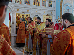 Епископ Россошанский и Острогожский Дионисий совершил Божественную литургию в храме Успения Пресвятой Богородицы г. Калач