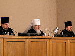 Митрополит Воронежский и Лискинский Сергий, временно управляющий Россошанской епархией, возглавил работу ежегодного Епархиального собрания духовенства, монашествующих и мирян Россошанской епархии