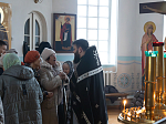 В среду 2-й седмицы Великого поста епископ Дионисий совершил Литургию Преждеосвященных Даров в Казанском храме пгт. Каменка