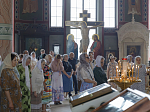 В день памяти Всех святых, в земле Российской просиявших, епископ Дионисий совершил Литургию в Ильинском кафедральном соборе города Россошь