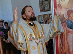Епископ Дионисий совершил Божественную литургию иерейским чином в храме Николая Чудотворца села Талы Кантемировского района
