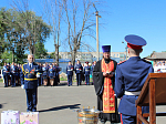 В Острогожском филиале Горожанского казачьего кадетского корпуса  прошла торжественная линейка по случаю окончания учебного года