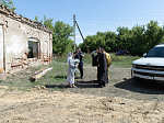 Епископ Дионисий посетил руинированный храм святителя Николая Чудотворца в селе Ширяево Калачеевского района