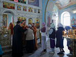 В субботу Светлой седмицы епископ Дионисий совершил Литургию в храме Успения Пресвятой Богородицы города Калач