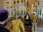 Глава Россошанской епархии возглавил воскресное богослужение в Свято-Ильинском кафедральном соборе города Россошь