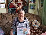 В праздник Крещения Господня помощник благочинного по социальной работе навестила пожилых людей