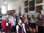 Казанский храм п. Каменка посетили с экскурсией ученики первого класса Каменской общеобразовательной школы № 1 