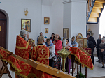 В Неделю 6-ю по Пасхе, о слепом, епископ Дионисий совершил Божественную литургию в Воскресенском соборе Белогорского мужского монастыря