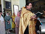 Молебен перед образом иконы Божией Матери "Неупиваемая чаша" совершён в Троицком храме рп. Кантемировка
