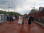 Освящение понтонного моста