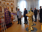 В Свято-Митрофановском храме села Верхний Мамон священник совершил молебен на начало посевных работ