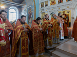 Епископ Россошанский и Острогожский Дионисий совершил Божественную литургию в храме Успения Пресвятой Богородицы г. Калач