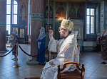 Глава Россошанской епархии совершил Божественную литургию в Свято-Ильинском кафедральном соборе города Россошь