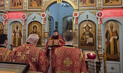 Праздник Пасхи в Казанском храме поселка Каменка