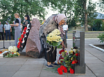 В селе Верхний Мамон прошел митинг «Свеча памяти» в День памяти и скорби
